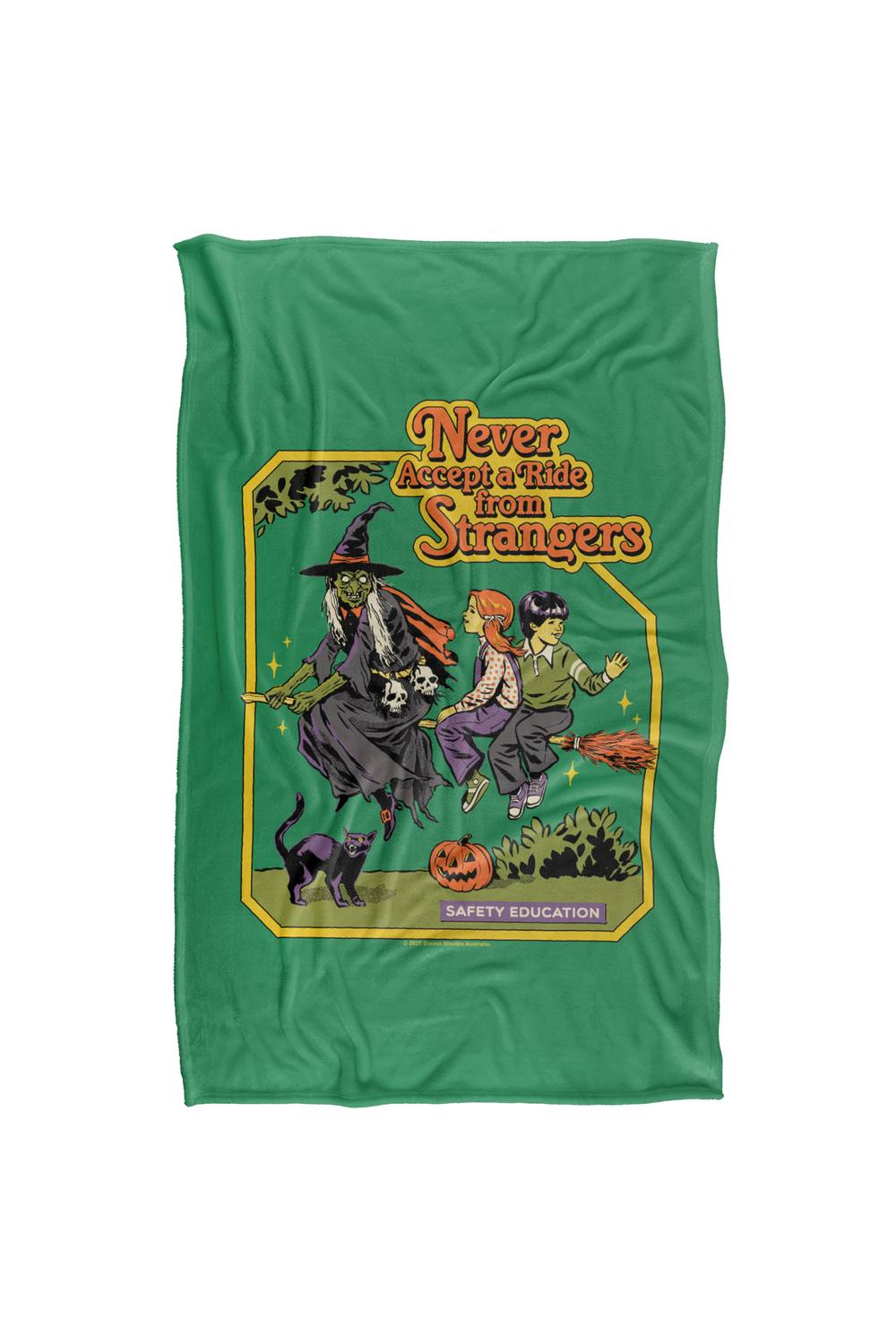 Steven Rhodes Never Accept A Ride Silky Touch Super Soft Throw Blanket