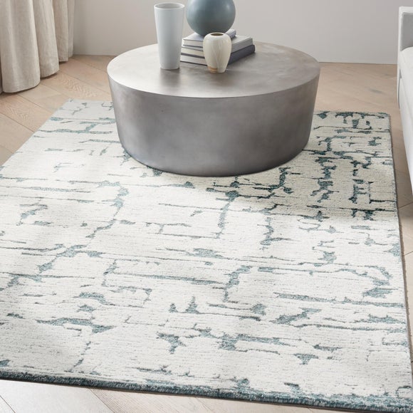 Calvin Klein Sculptural Abstract Wool Rug