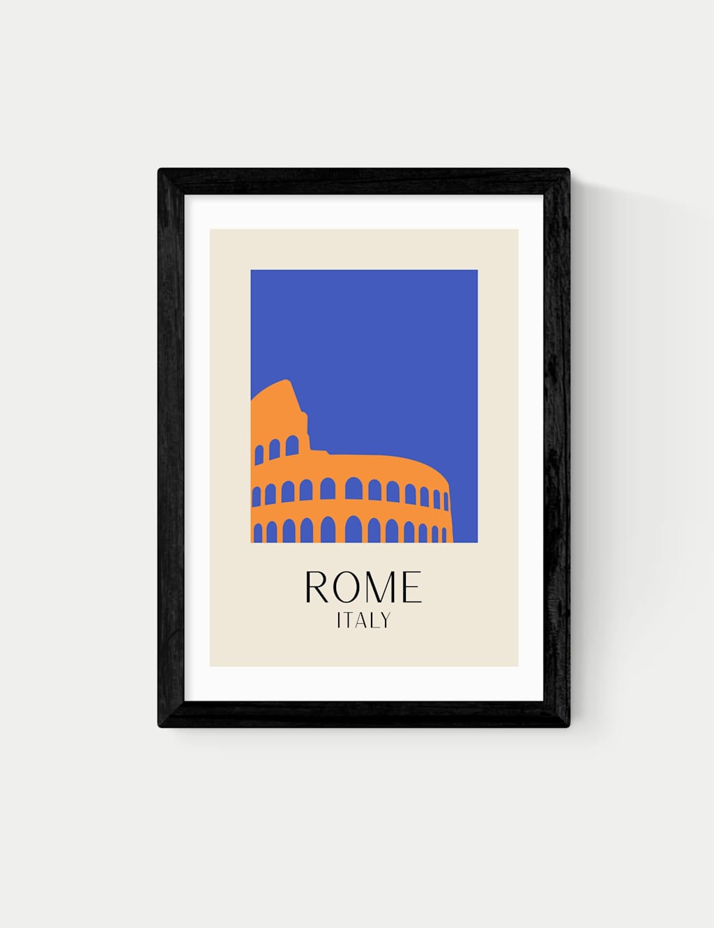 East End Prints Rome by Inoui Framed Art Print Black