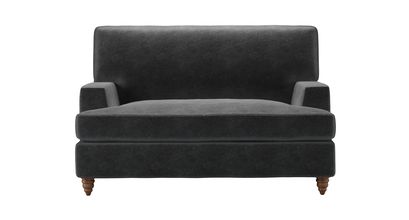 Isla Loveseat Sofabed in Armour Smart Velvet - sofa.com