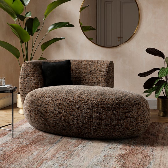 Lozenge Luxe Boucle Chaise Longue