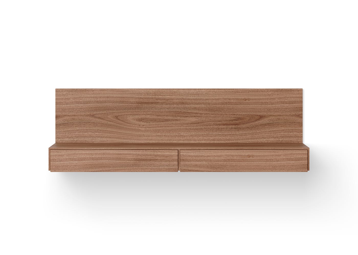 New Works Tana Wall Mounted Media Module Walnut
