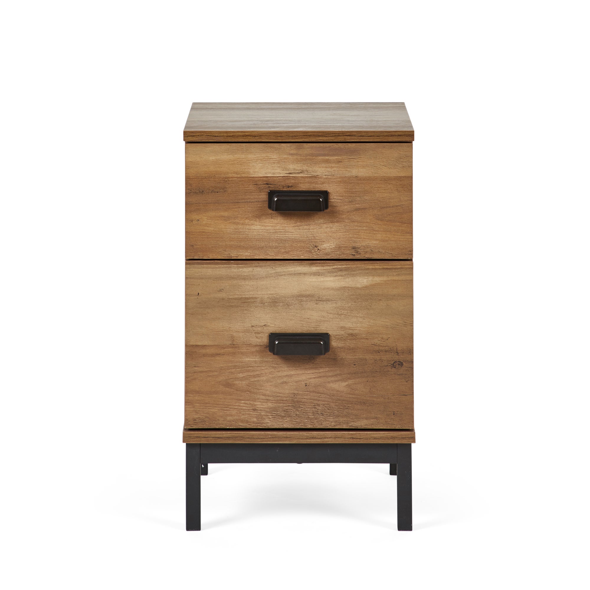 Fulton Slim Bedside Table Brown