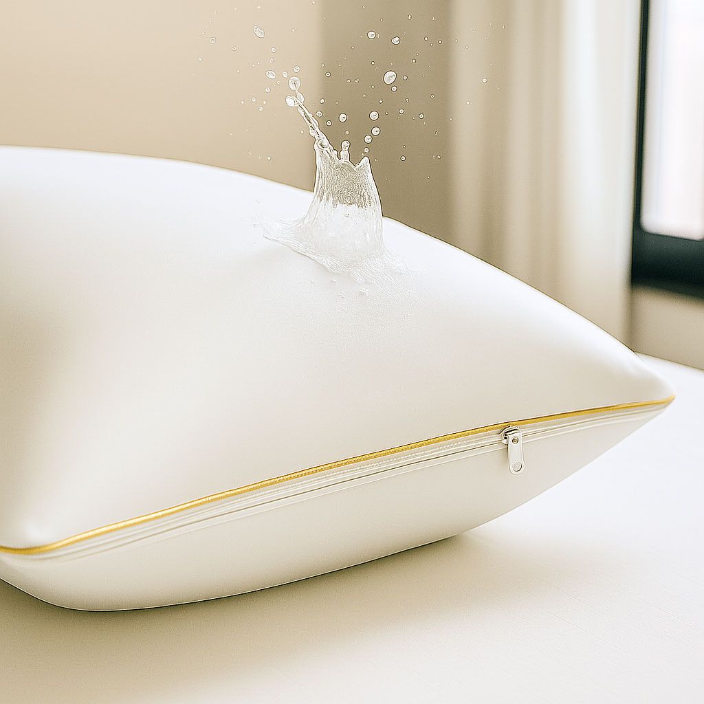 Brightr Sleep Premium Tencel Waterproof Pillow Protector in White