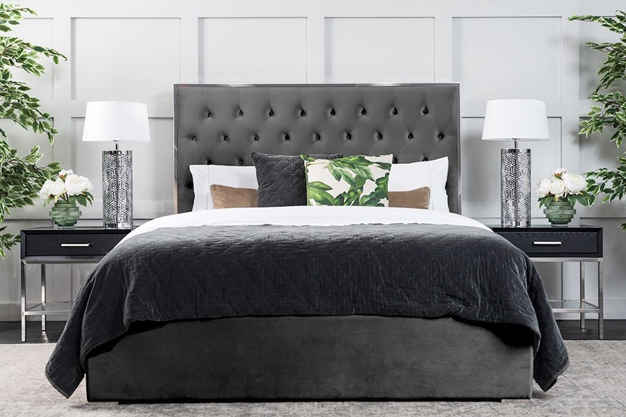 Lavinia Storage Bed Storm Grey