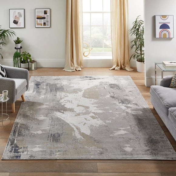 Concept Looms Skyline Abstract Velvet Rug