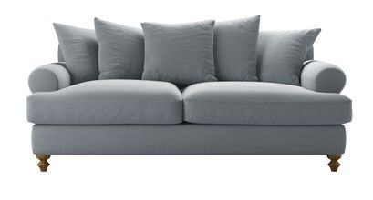 Teddy 3 Seat Sofabed in Sealion Smart Cotton - sofa.com