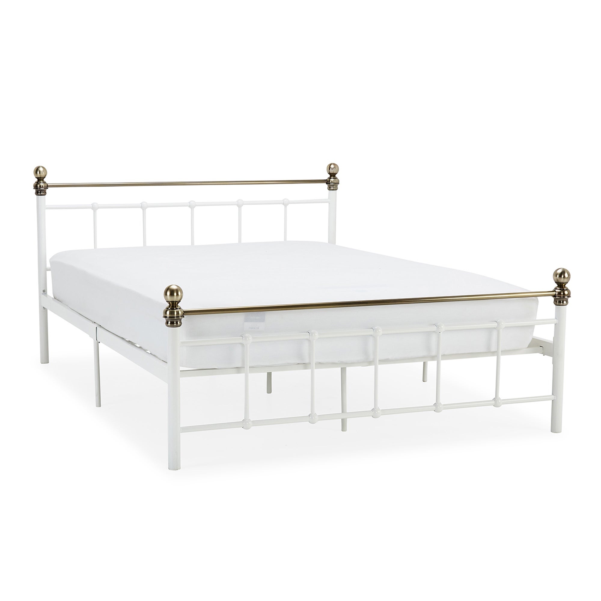 Marlborough Metal White Bed Frame White