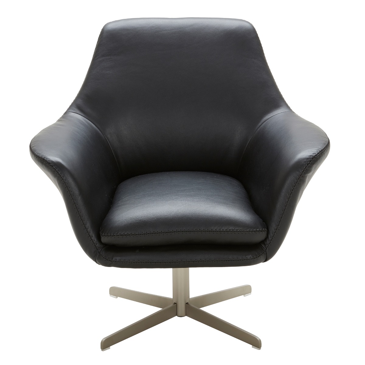Ucello Leather Swivel Chair