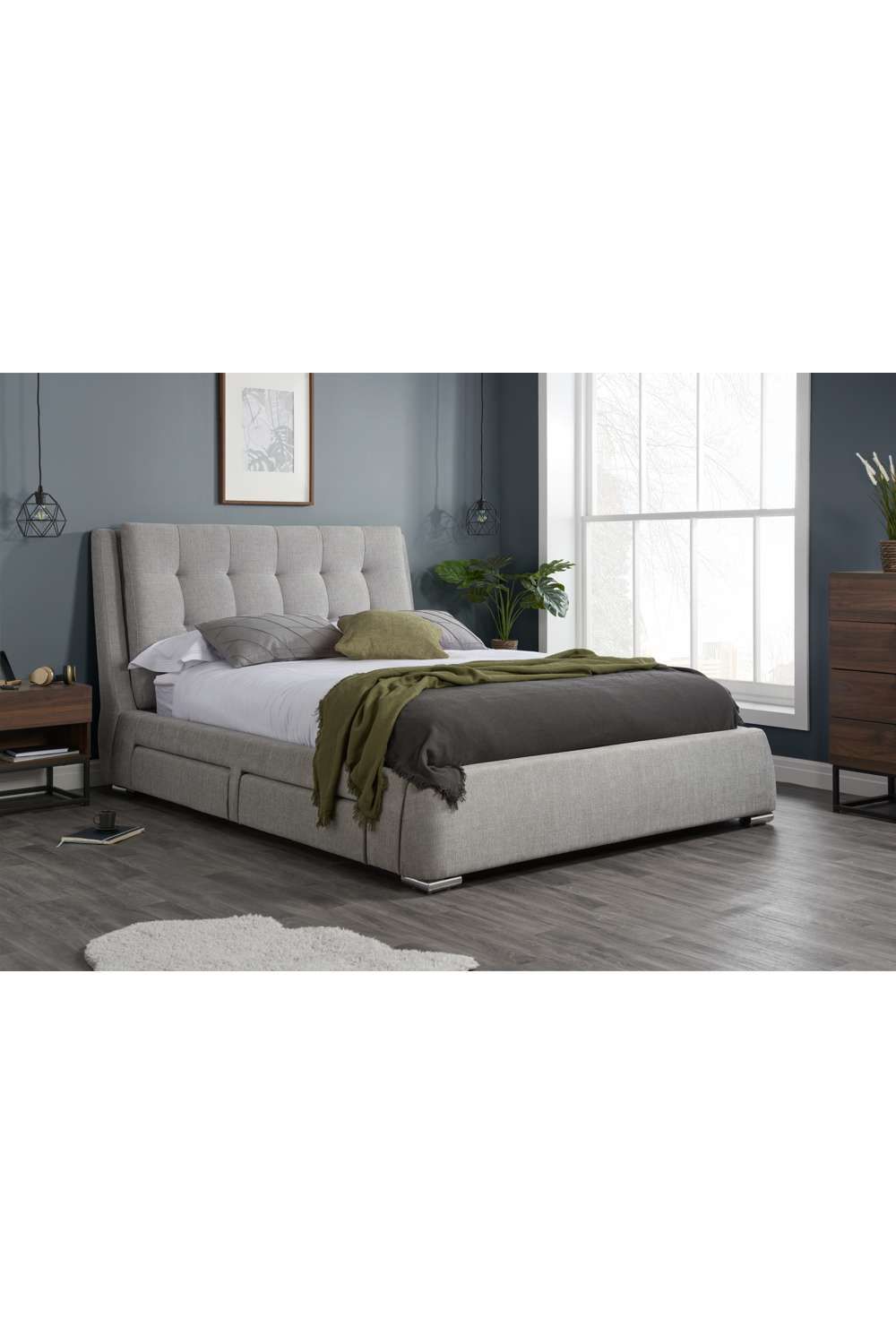 Birlea Mayfair Bed in Grey