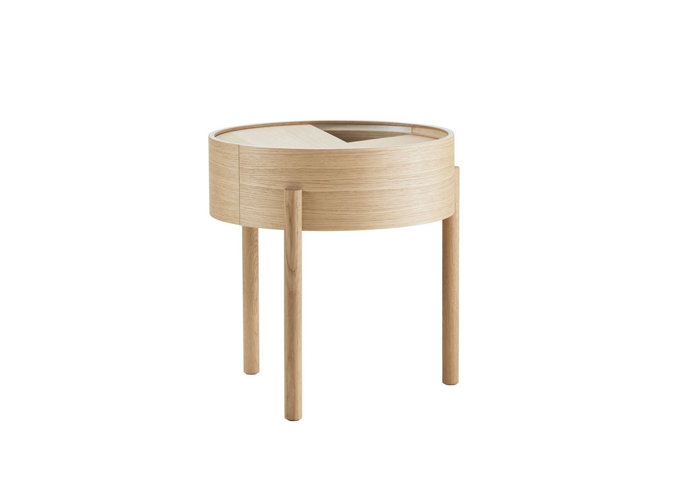 Woud Arc Side Table Oak