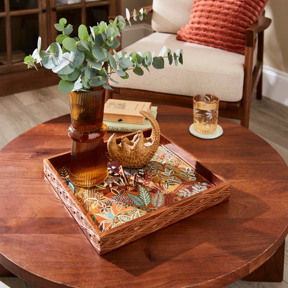 Nature's Exhibitionists Patterned Decorative Tray