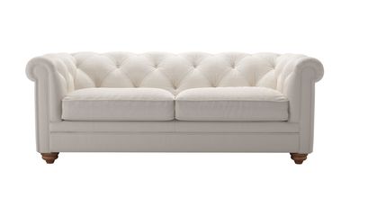 Patrick 2.5 Seat Sofabed in Taupe Brushed Linen Cotton - sofa.com