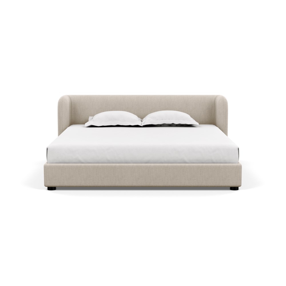 Heal's Group Bed Super King Broad Weave Putty