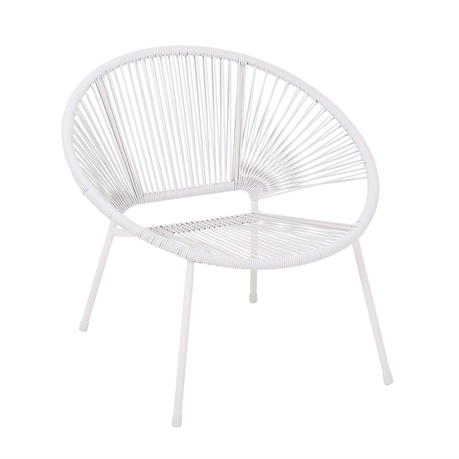 Homebase Acapulco Garden Chair - Grey