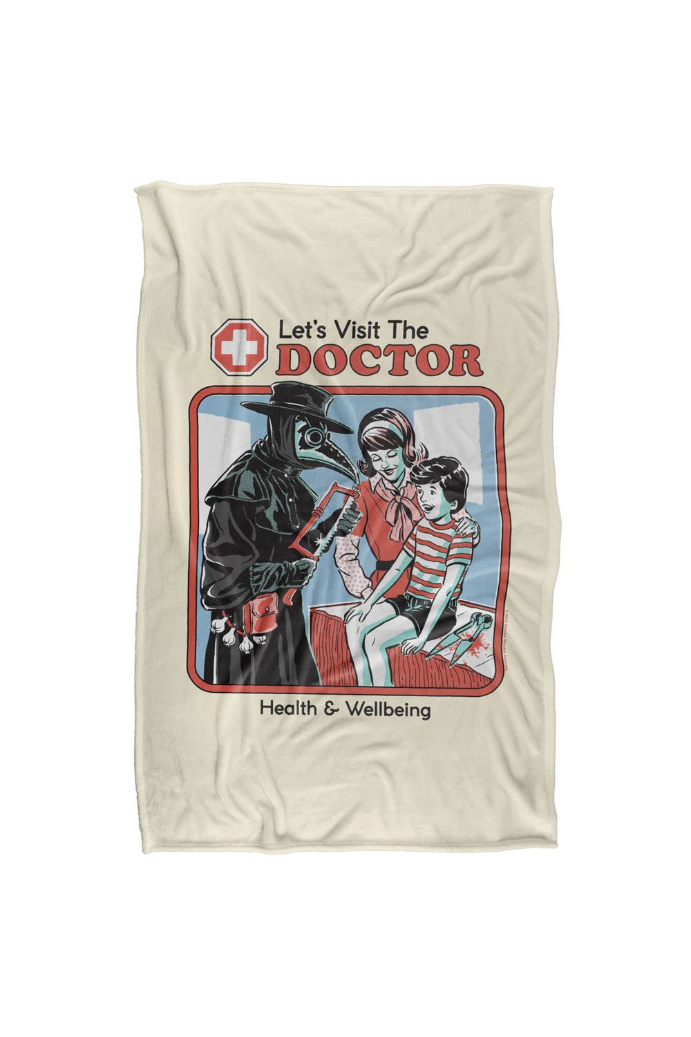 Steven Rhodes Let'S Visit The Doctor Silky Super Soft Throw Blanket