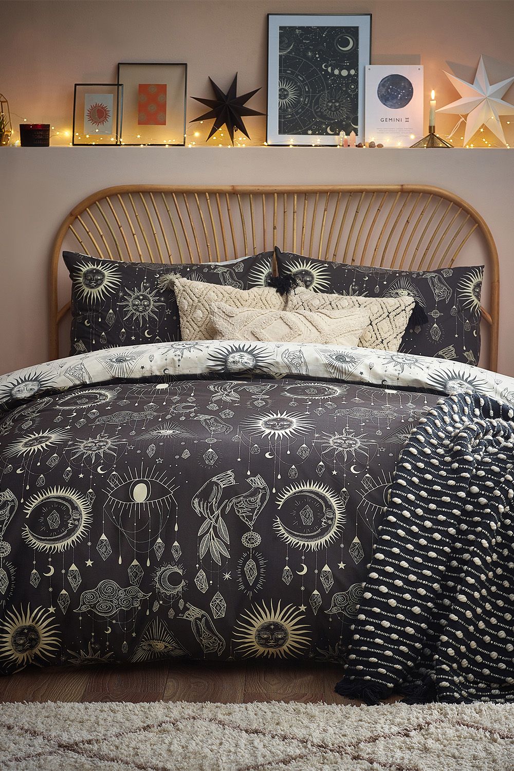 Furn Constellation Celestial Reversible Duvet Cover Set