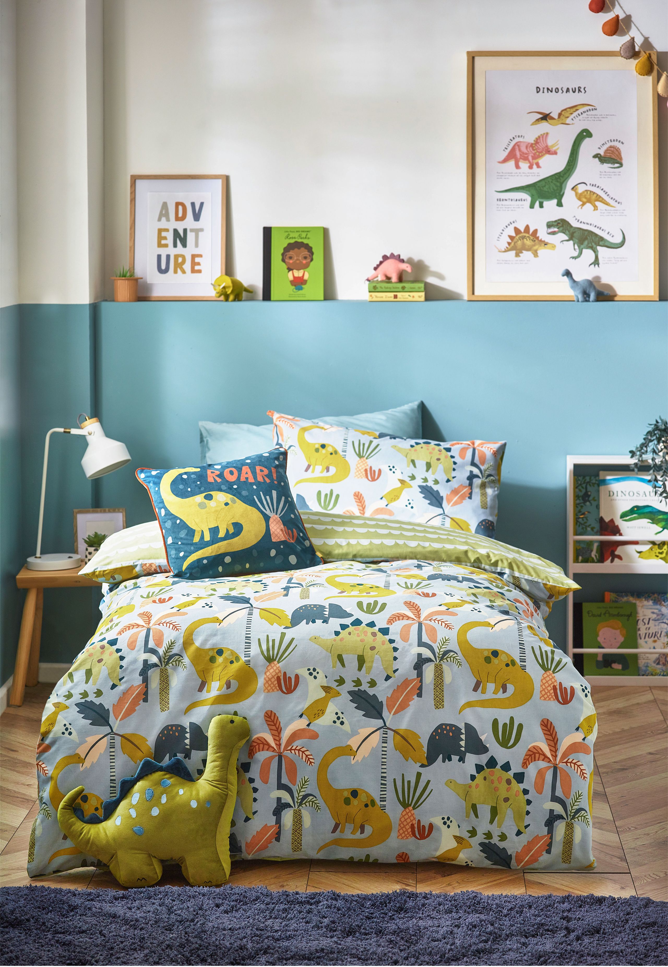 Little Furn Little Dinos Scandi Duvet Cover Set