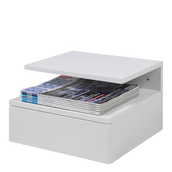 Return - Furniture To Go Ashlan 1 Drawer Wall Mounted Bedside Table 6