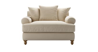 Teddy Loveseat Sofabed in Moon Smart Cotton - sofa.com