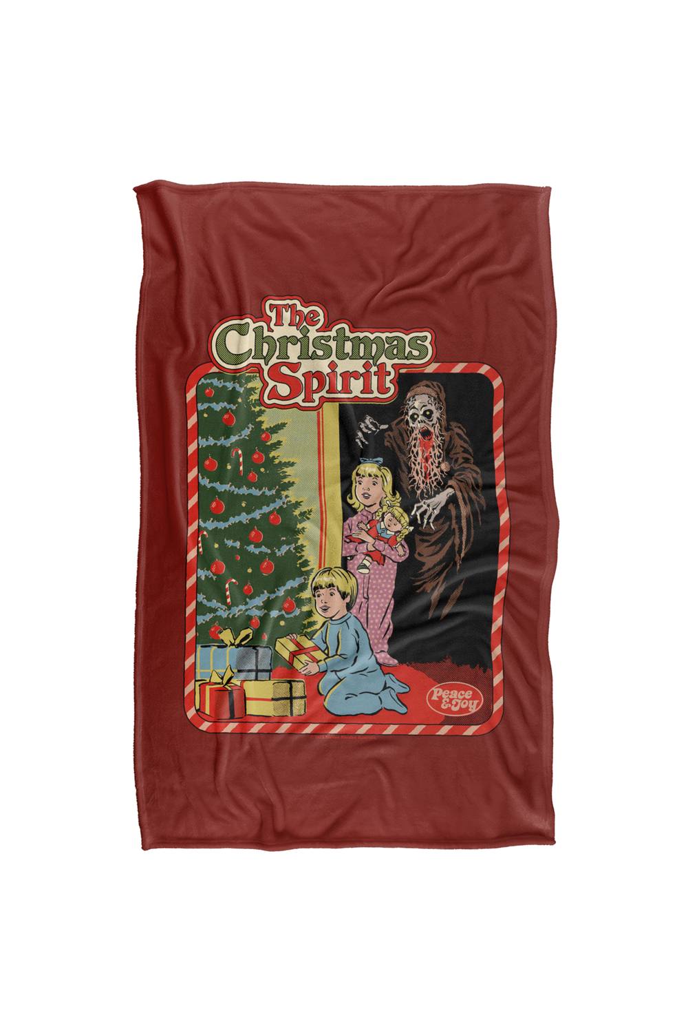 Steven Rhodes Christmas Spirit Silky Touch Super Soft Throw Blanket