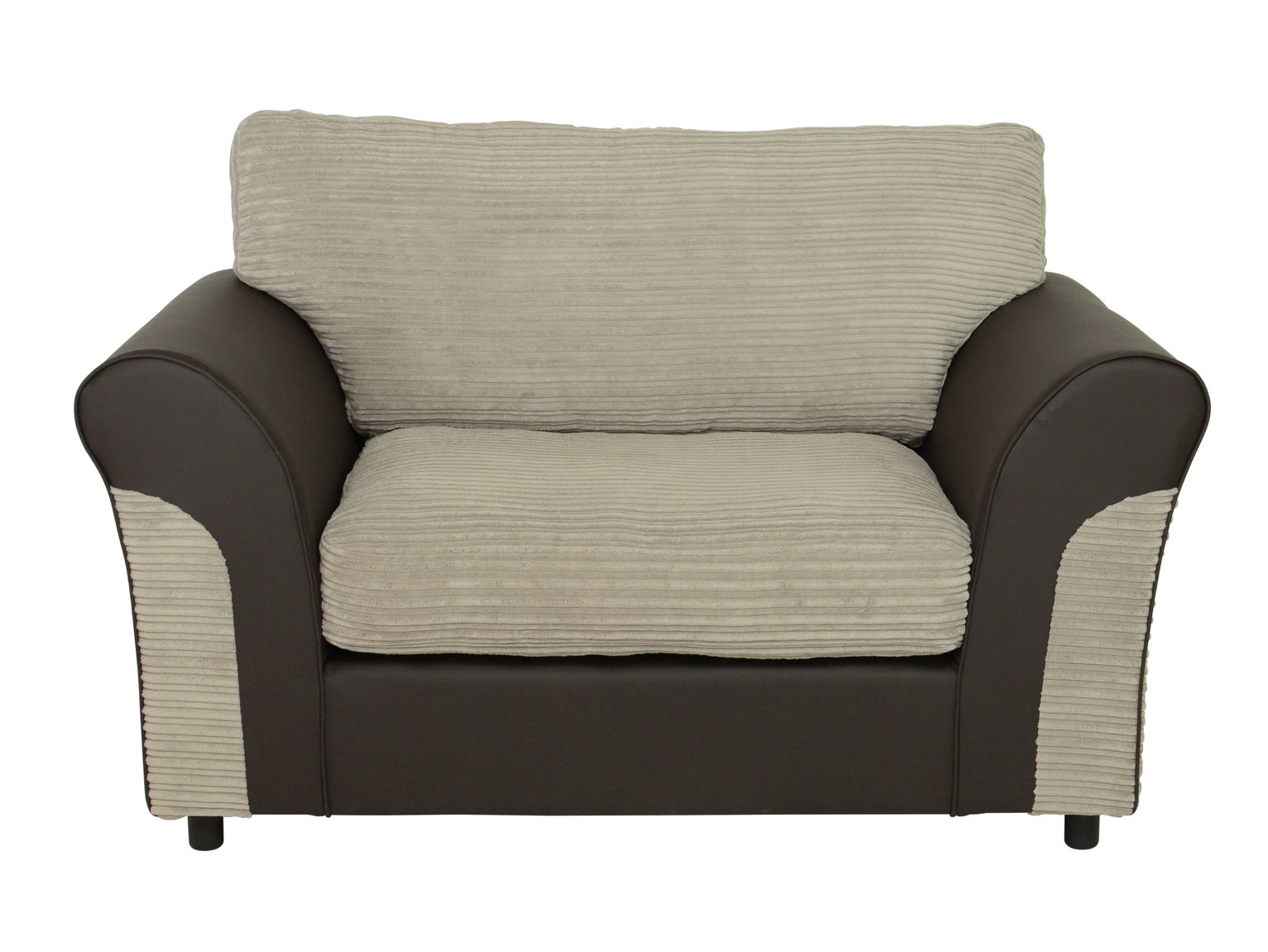 Argos Home Harry Fabric Cuddle Chair - Natural