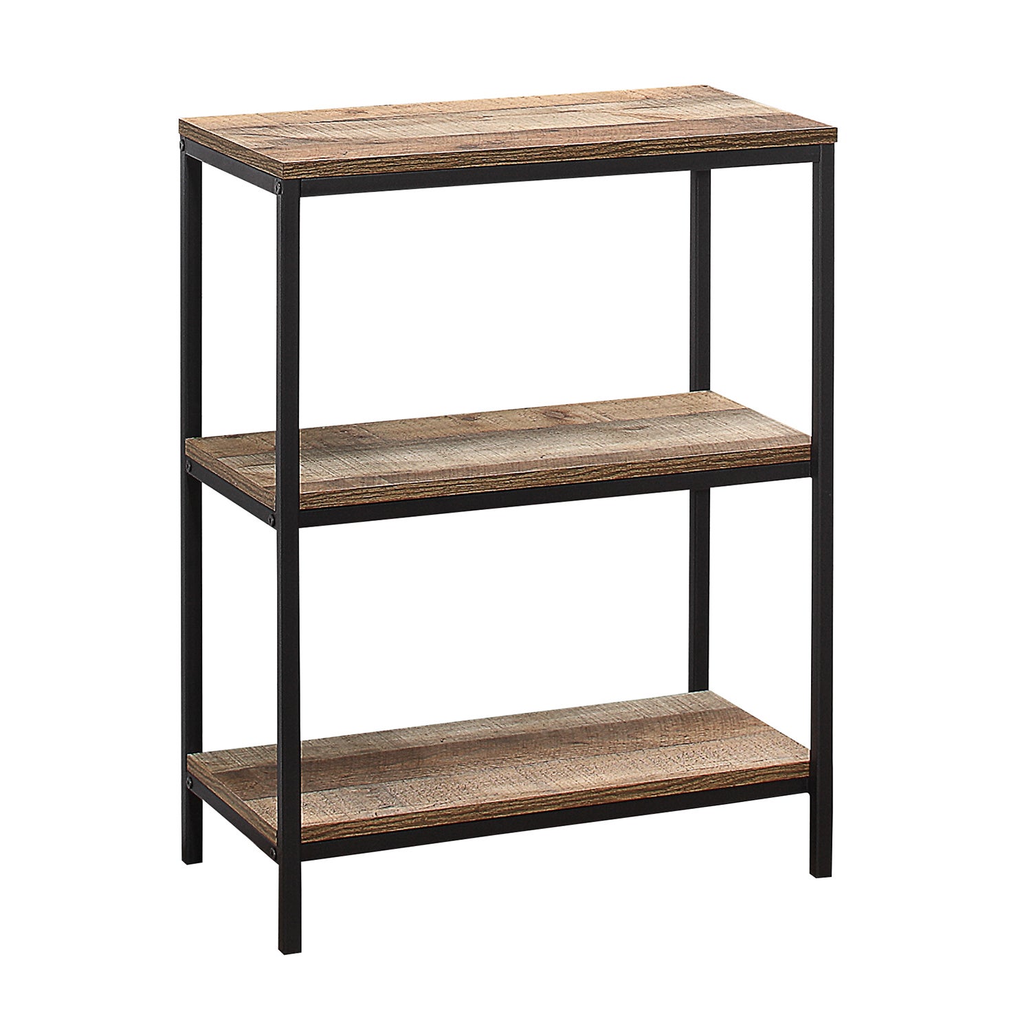 Urban Rustic 3 Tier Bookcase - Natural Natural