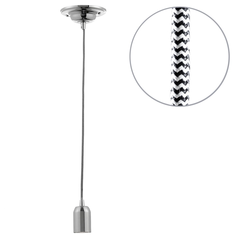 Herringbone Twisted Cable Kit, Polished Nickel