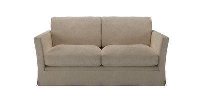 Otto 2 Seat Sofabed in Cashew Baylee Viscose Linen - sofa.com