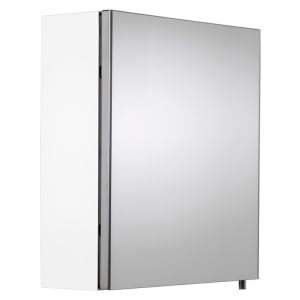 Croydex Dawley Single Door White Bathroom Cabinet - 670 x 400mm