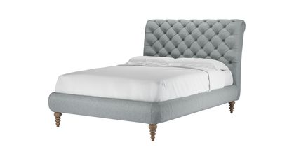 Knightsbridge (No Footboard) Double Bed in Cirrus Smart Slubby Cotton - sofa.com