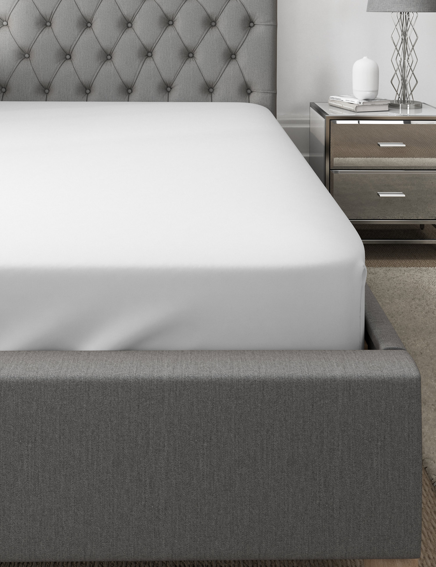 M&S Autograph Supima® Cotton 750 Thread Count Deep Fitted Sheet