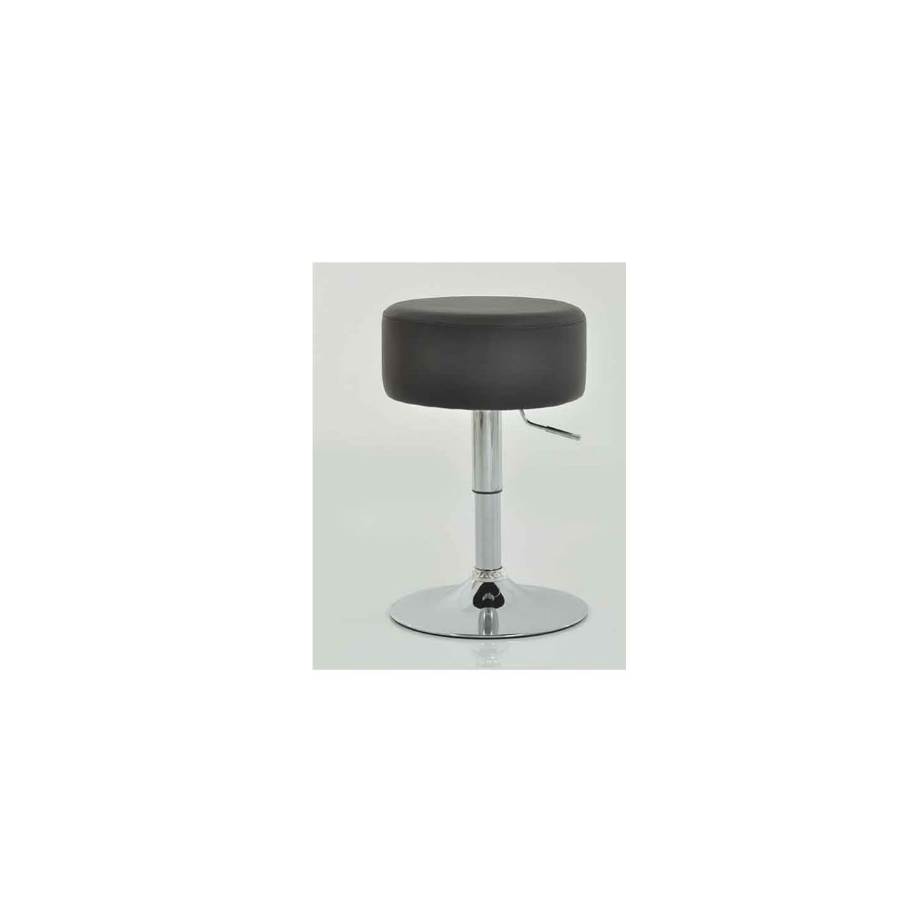 netfurniture Low Bar Stool Grey Height Adjustable