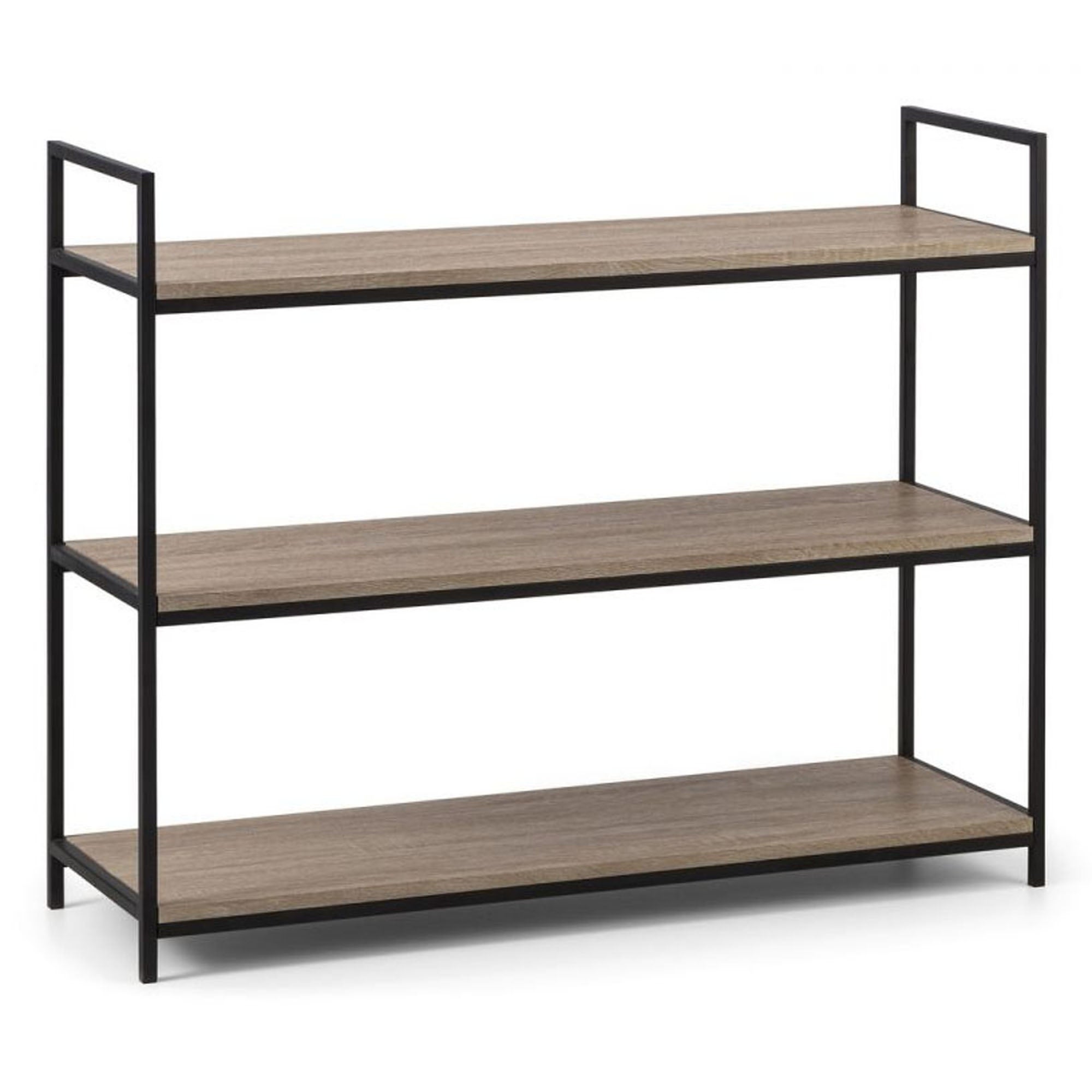 Tribeca Low Bookcase Black/Natural
