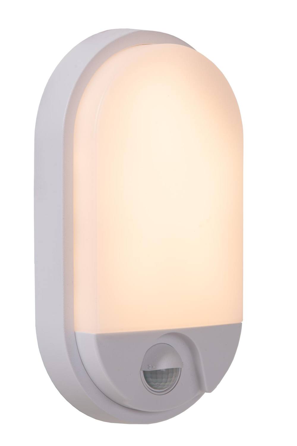 Netlighting Lucide HUPS IR PIR Wall light Outdoor LED 1x10W 3000K IP54 White