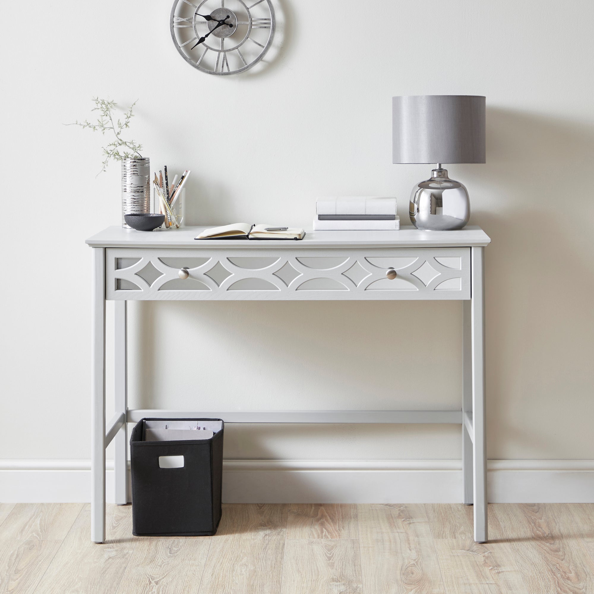 Delphi Grey Desk Grey