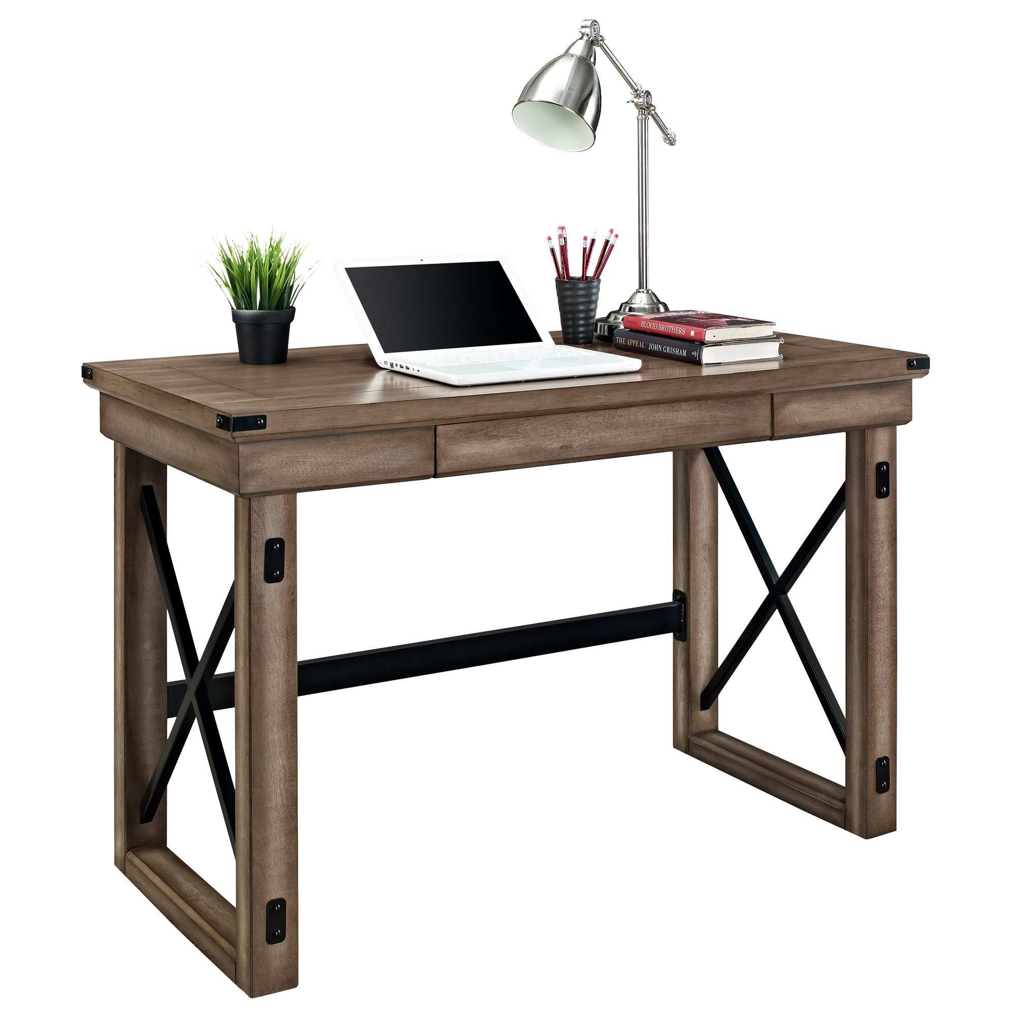Wildwood Rustic Desk Grey