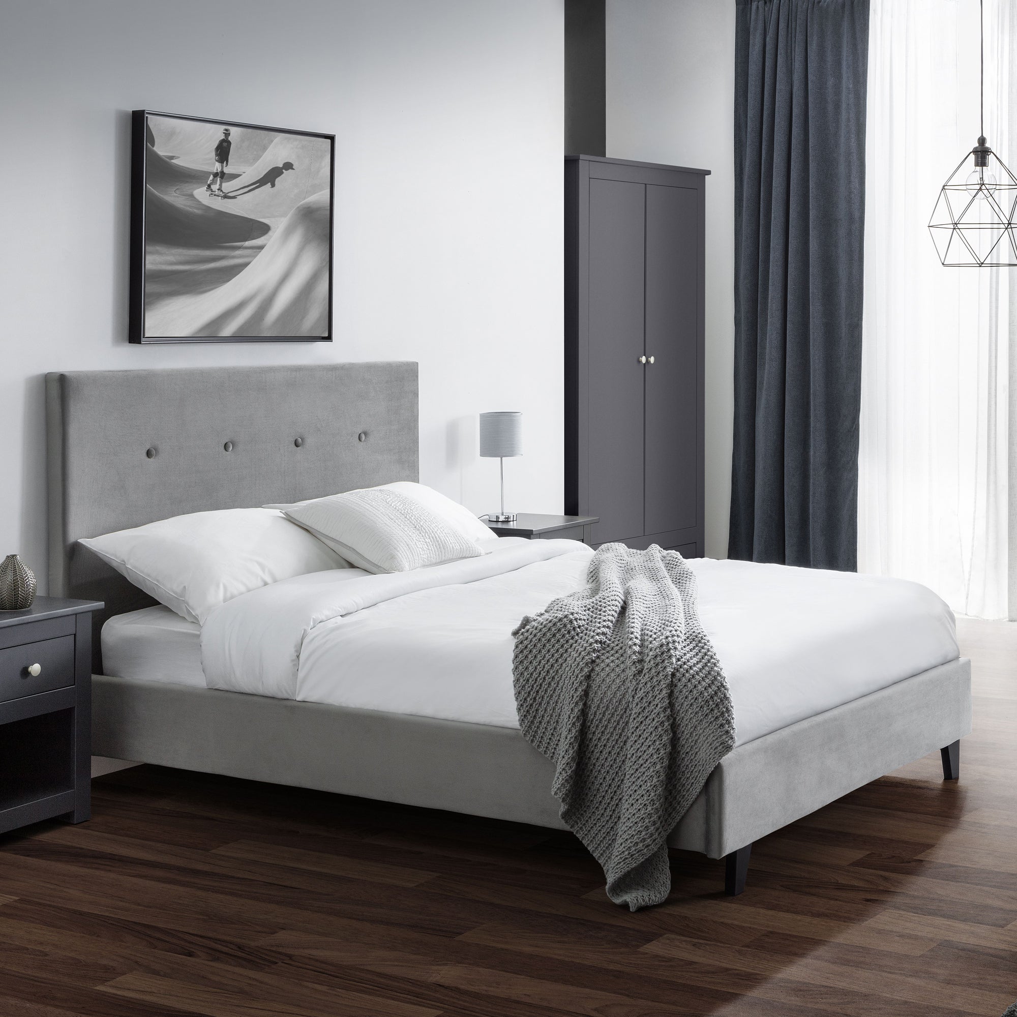 Shoreditch Fabric Bed Frame