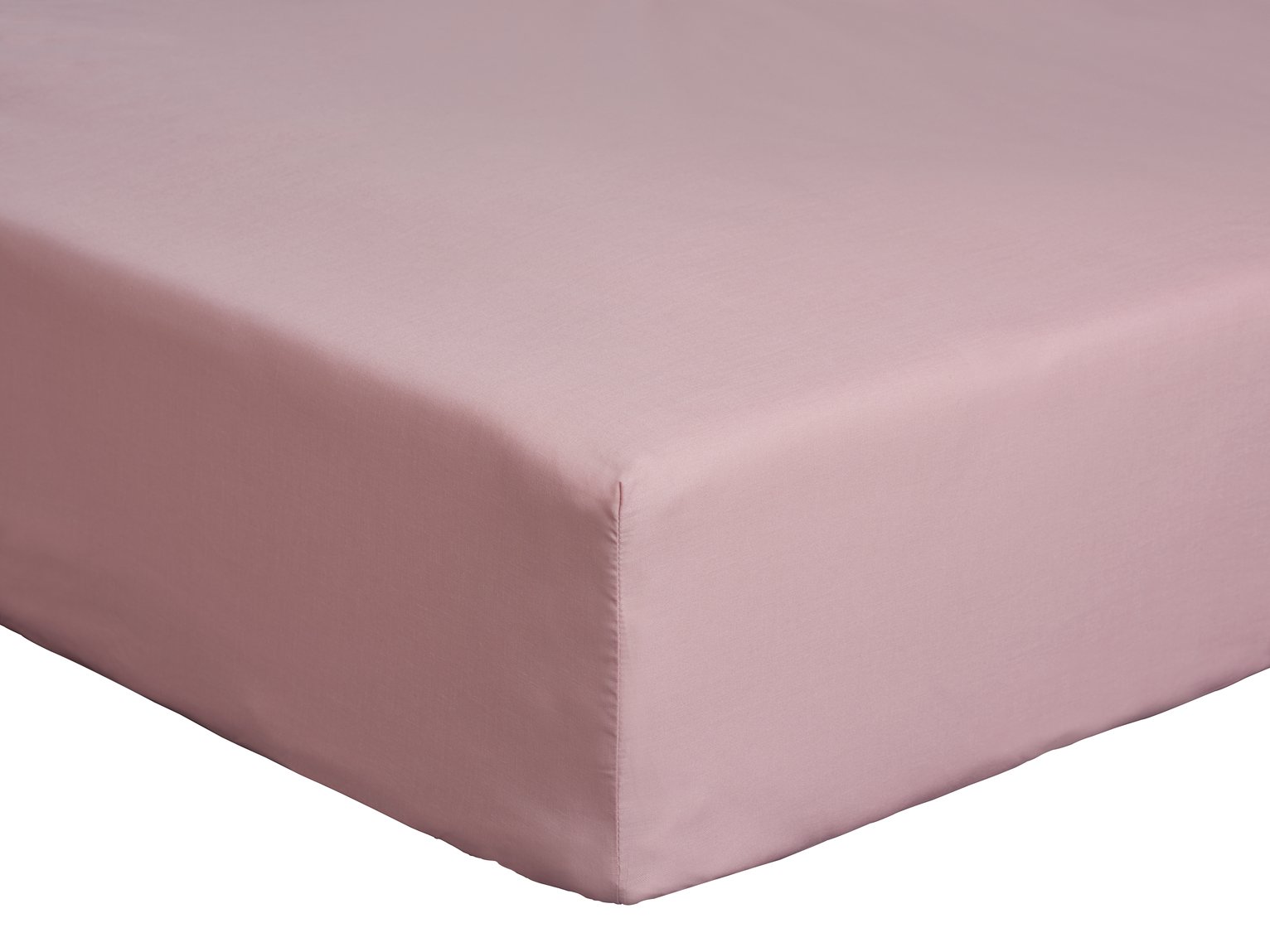 Habitat Cotton Rich 28cm Fitted Sheet - Double