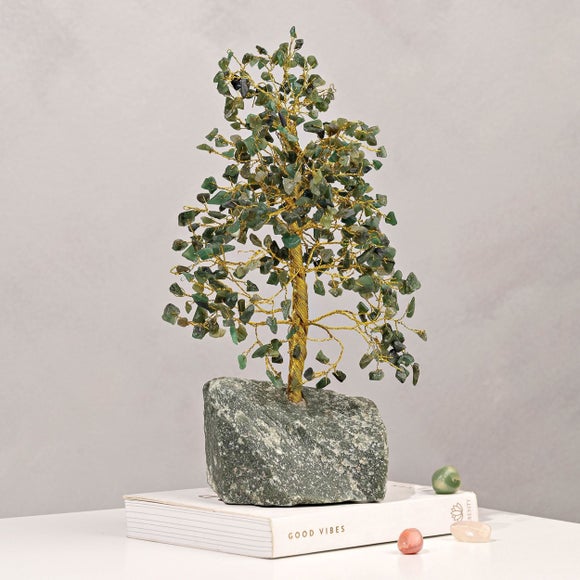Serenity Luck Green Adventurine Gemstone Tree