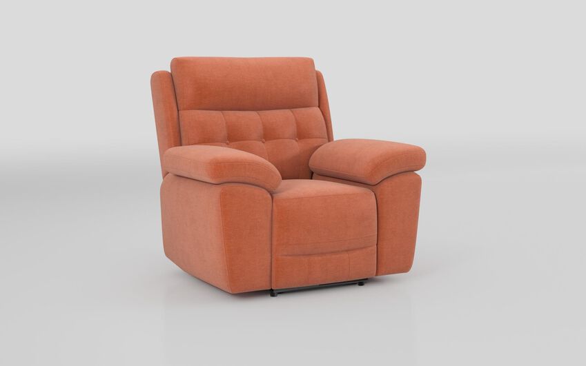 Orange Fabric Belford Armchair