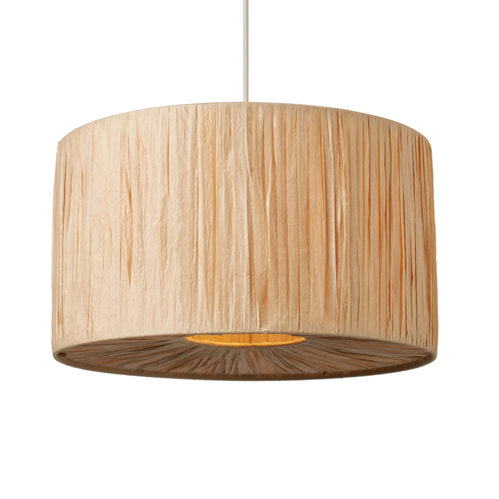 Quinn Paper Raffia Easy Fit Shade, Natural