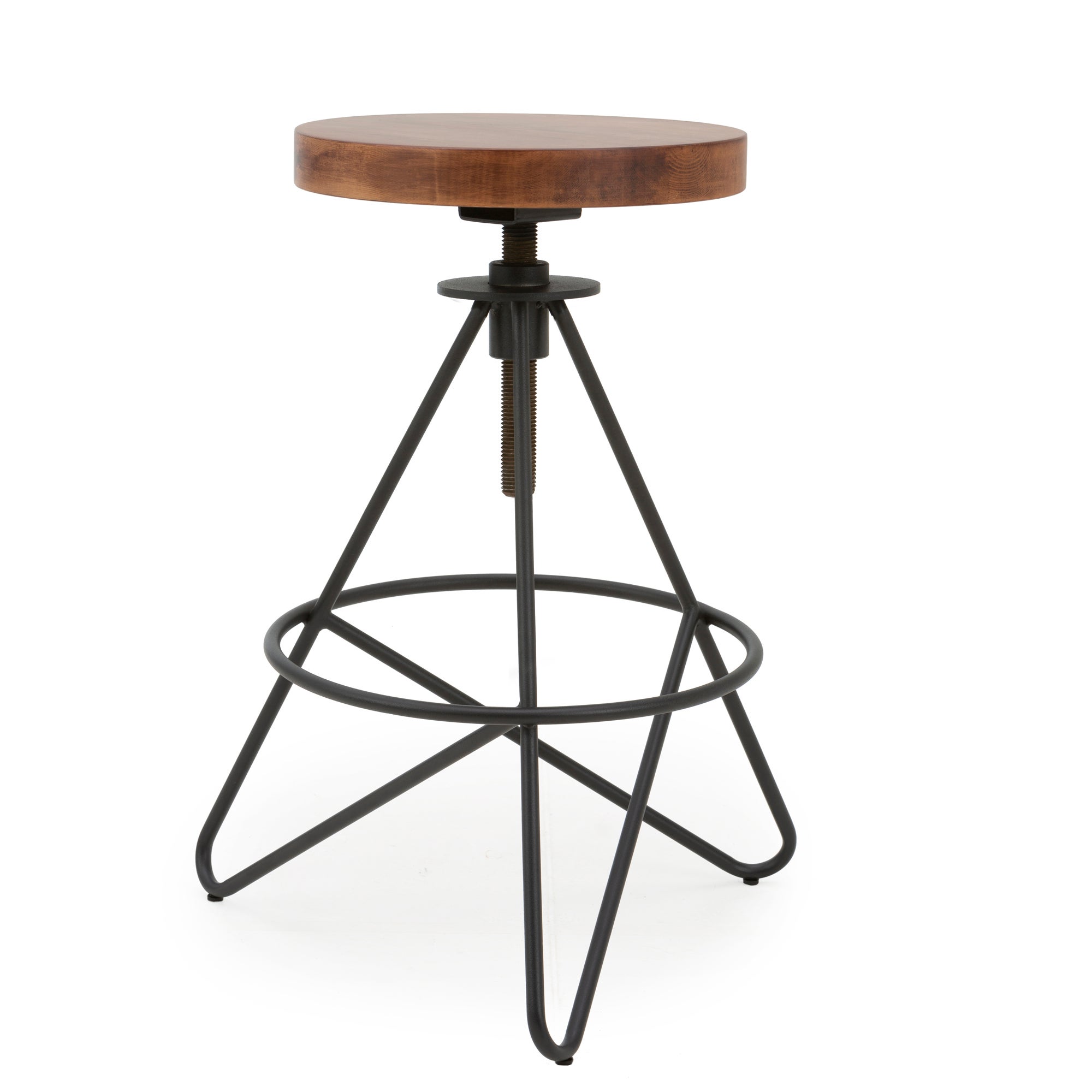 Emilia Bar Stool Black and Brown