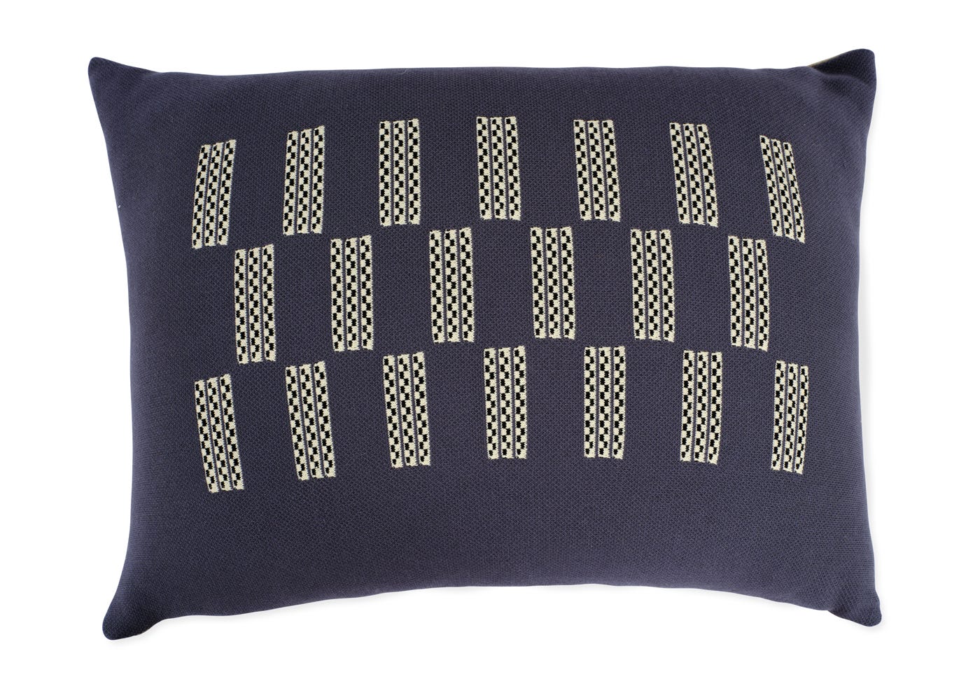 Ambar Exclusive Embossed Cord Cushion Slate