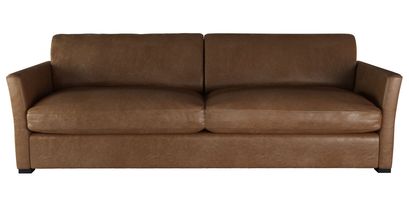 Otto 4 Seat Sofa in Tan Vintage Leather - sofa.com