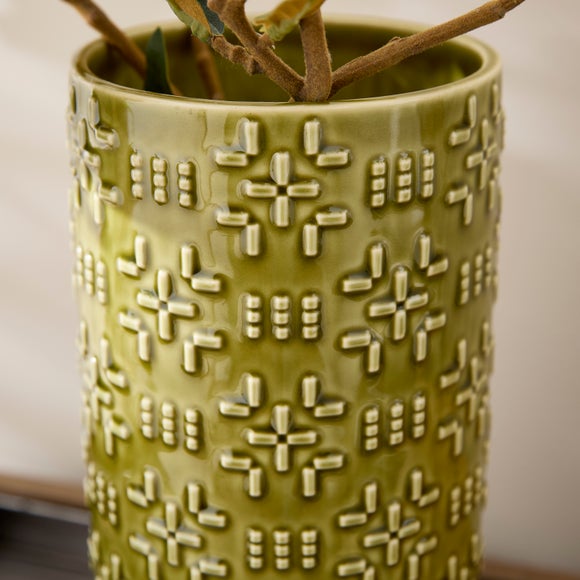 Salvage Yard Blanket Embossed Vase 2