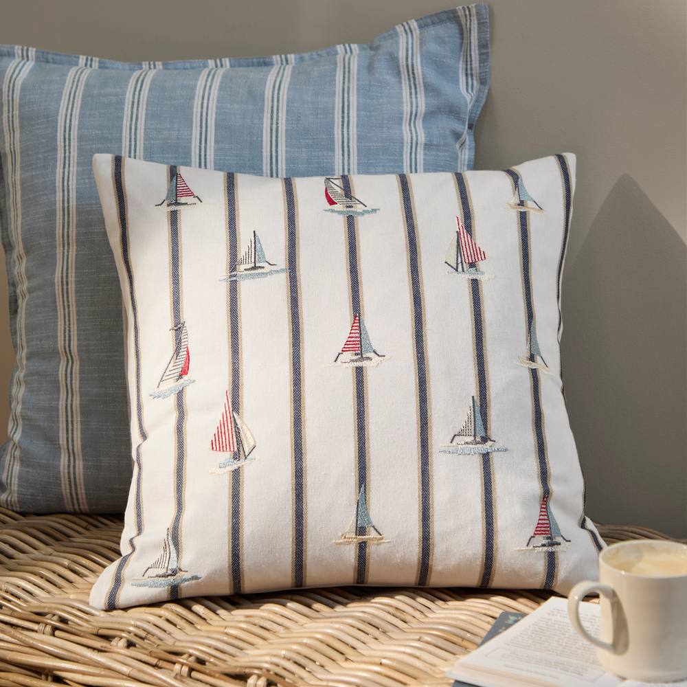 Wylder Abersoch Regatta 100% Cotton Cushion