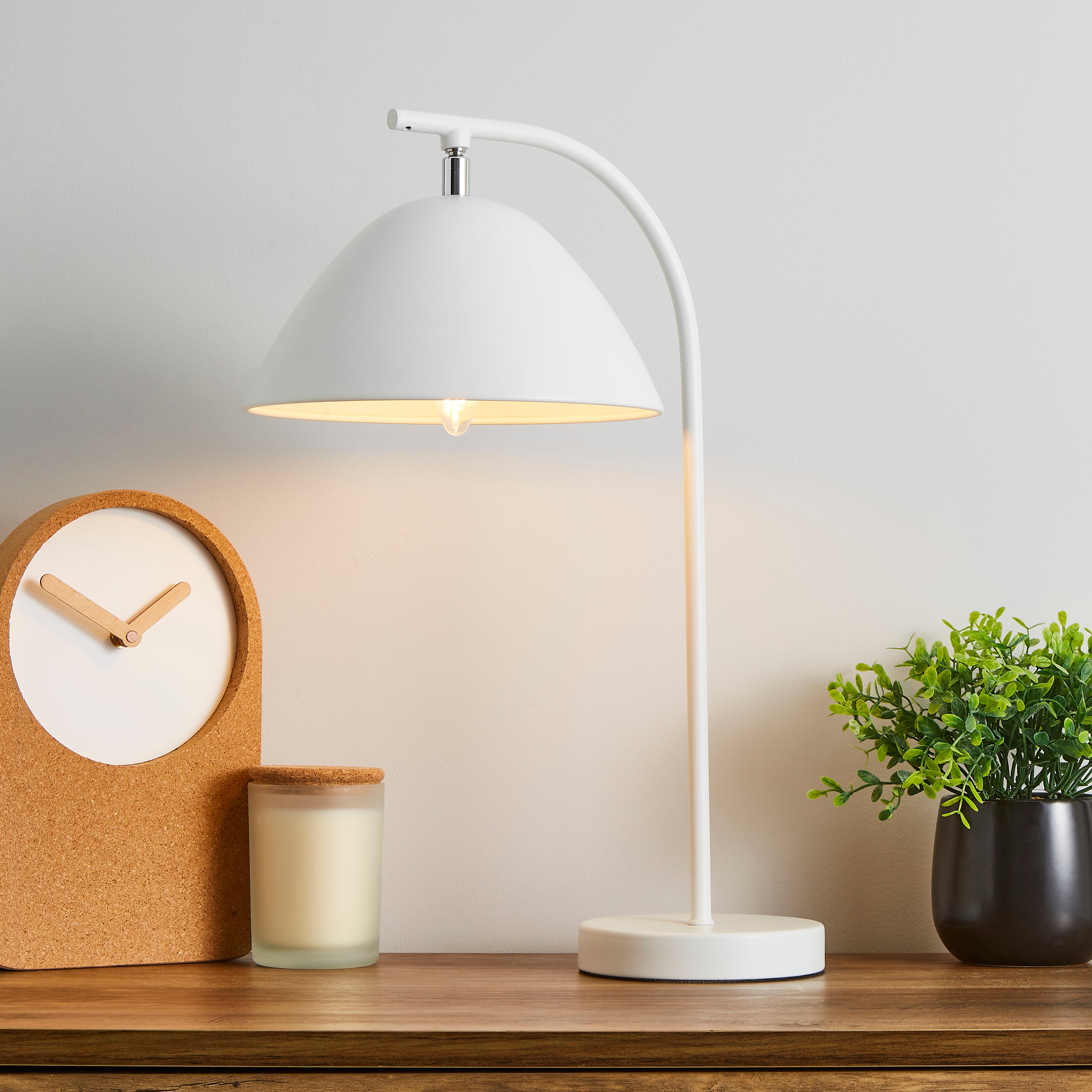 Donia Table Lamp White