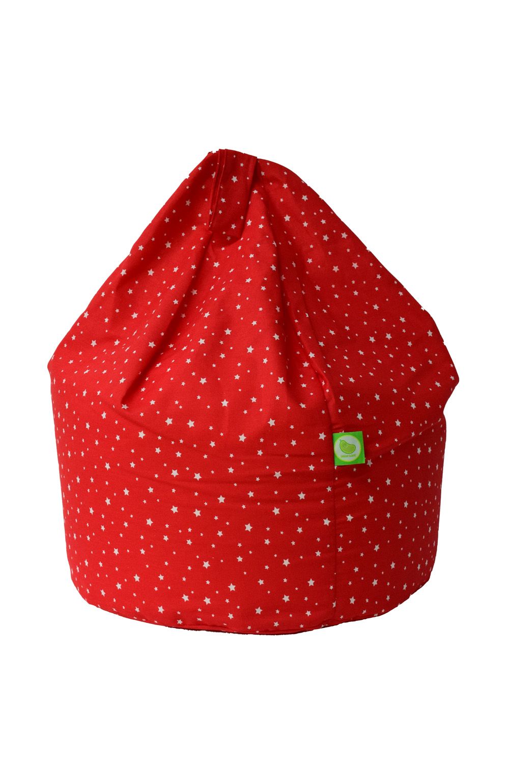 Bean Lazy Cotton Red Stars Bean Bag Child Size
