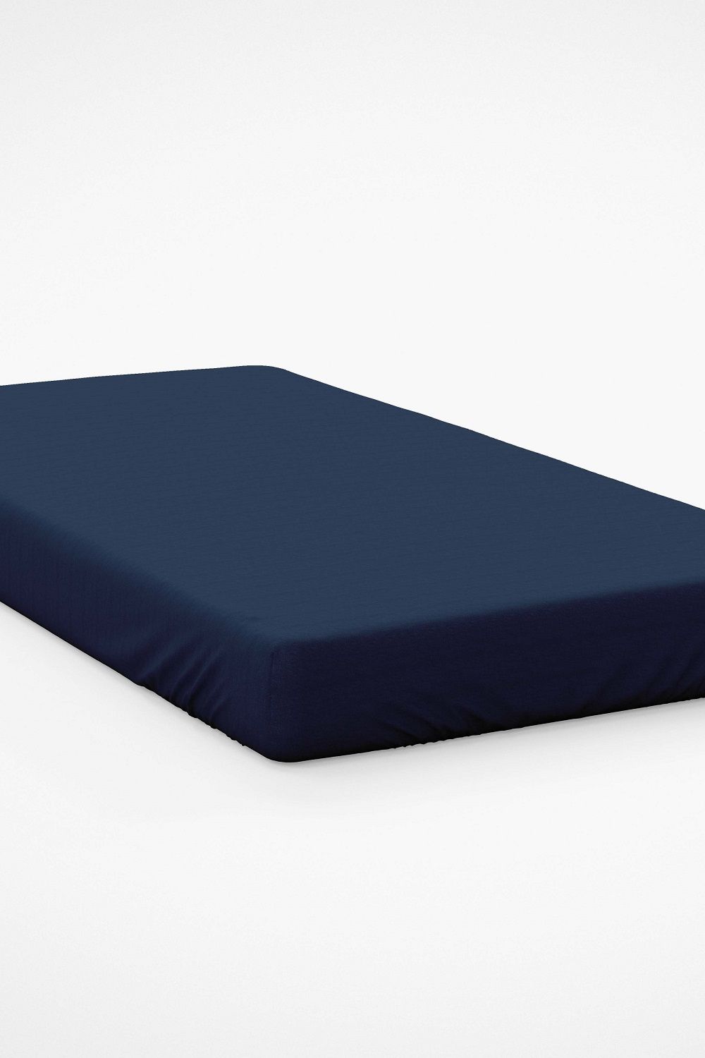 Belledorm Egyptian Cotton 200 Thread Count 30cm Fitted Sheet in Navy